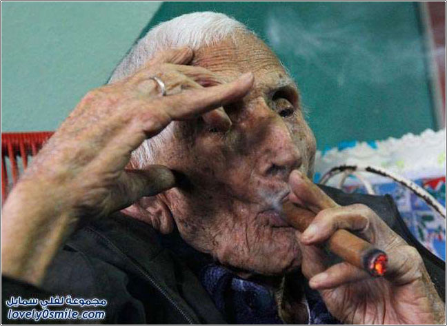 أشهر معمر في كوبا عمره 111 عام
