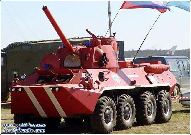 دبابات إطفاء الحريق من عهد الإتحاد السوفيتي