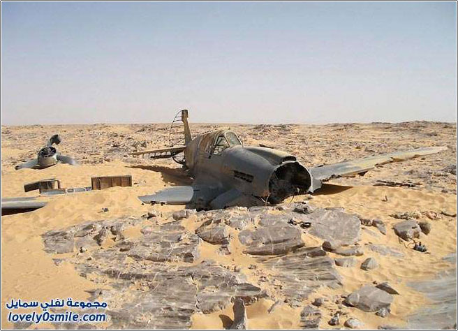العثور على طائرة العم دينيس - Denis في الصحراء المصرية