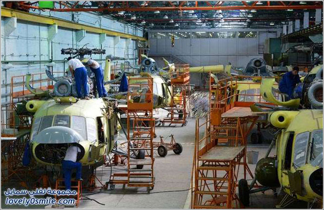 مصنع طائرات الهليكوبتر الروسية