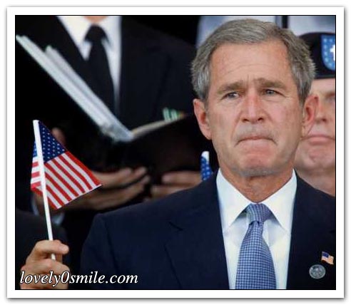 بوش يبكي - صور - حقيقة الحرب