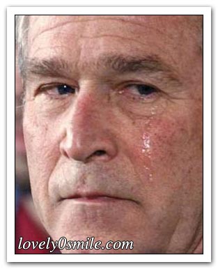 بوش يبكي - صور - حقيقة الحرب