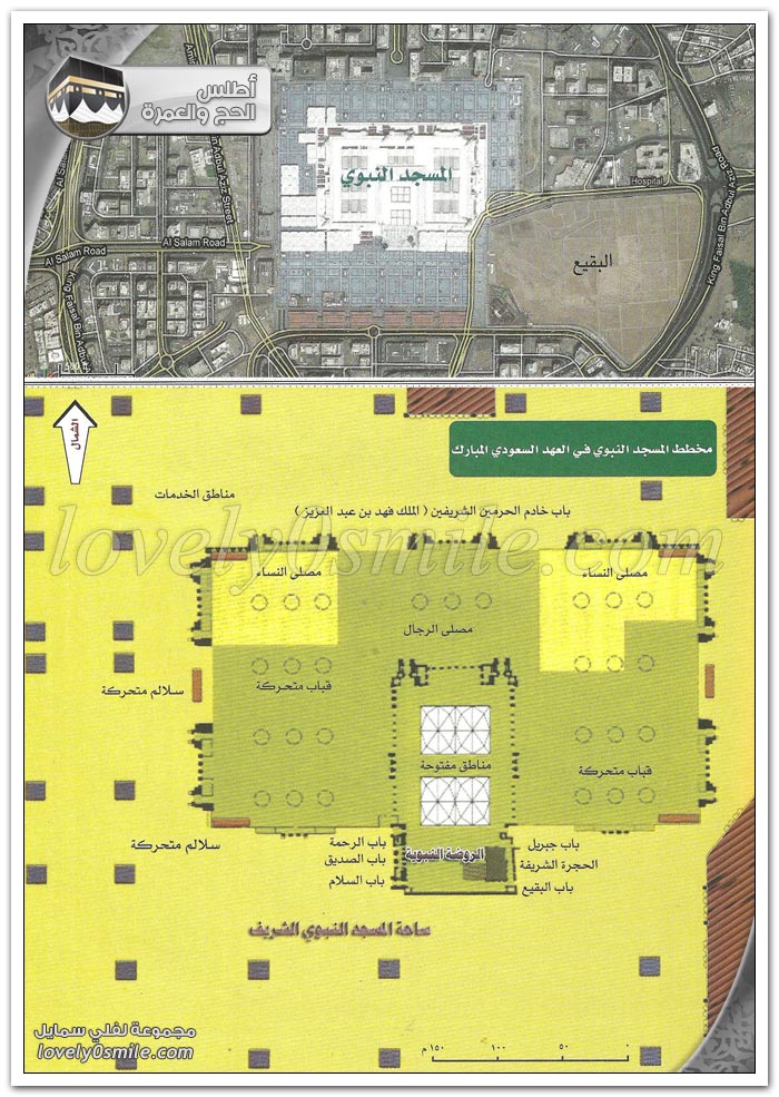 مخطط المسجد النبوي الشريف جولة