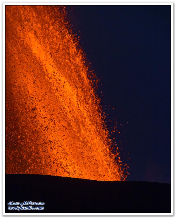 صور: النشاط البركاني حول العالم خلال عام 2011