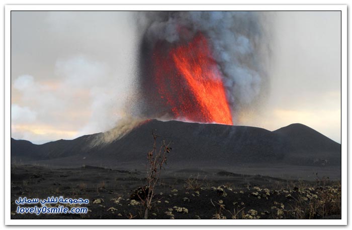 صور: النشاط البركاني حول العالم خلال عام 2011