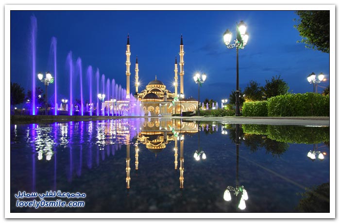مسجد قلب الشيشان في مدينة غروزني