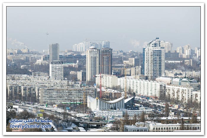 مدينة كييف في فصل الشتاء