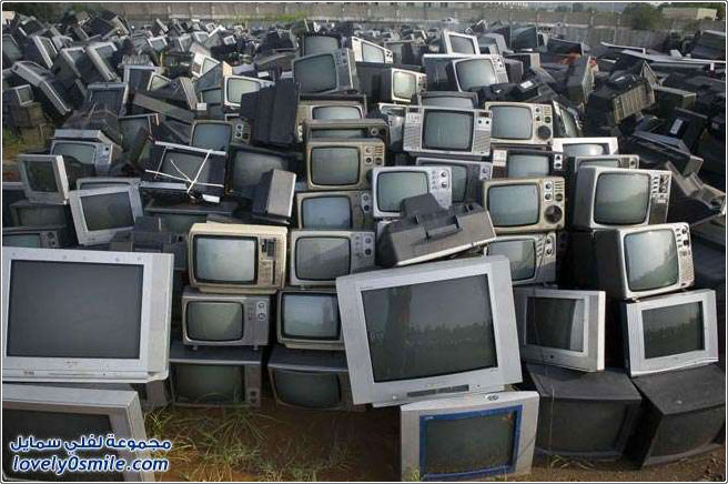 مقبرة التلفزيونات في أحد المدن الصينية